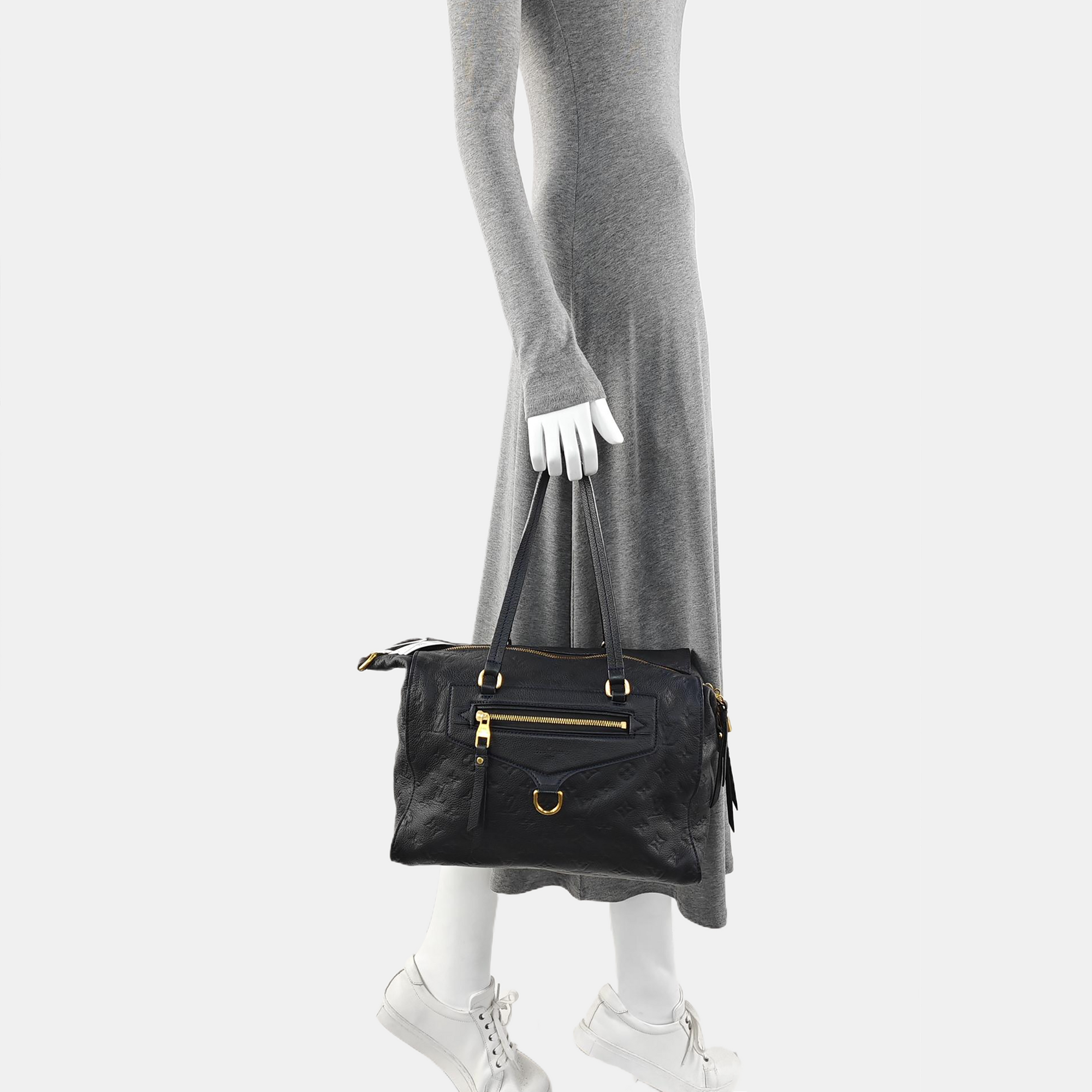 LUMINEUSE Monogram Calfskin Black
