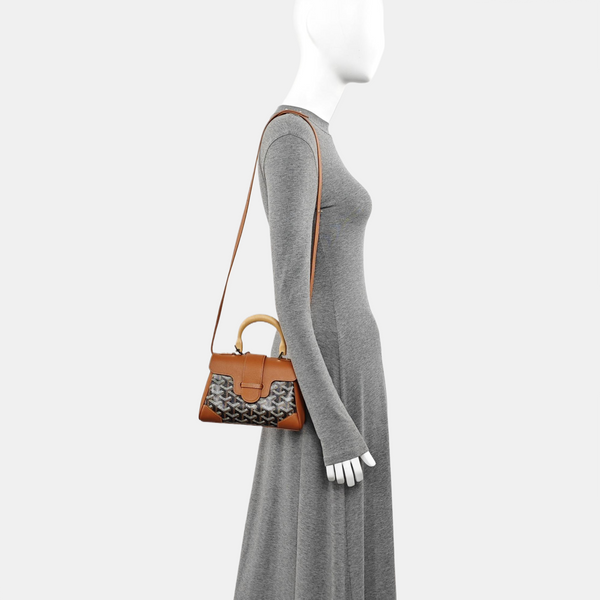 Saïgon Mini Coated Canvas Brown