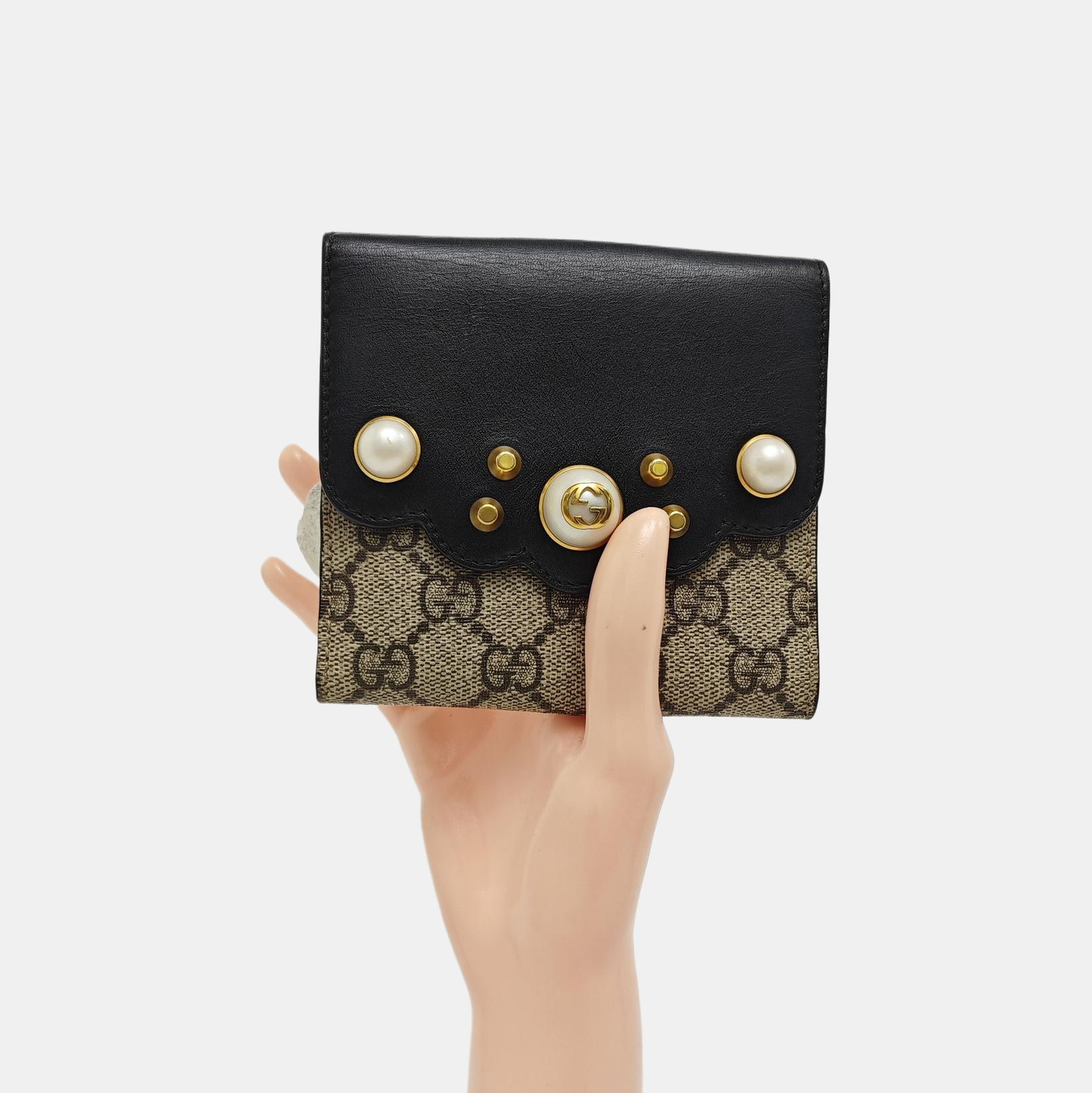 Monogram Coated Canvas Wallet Multicolor
