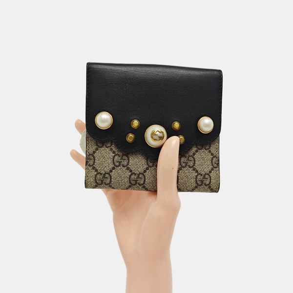 Monogram Coated Canvas Wallet Multicolor