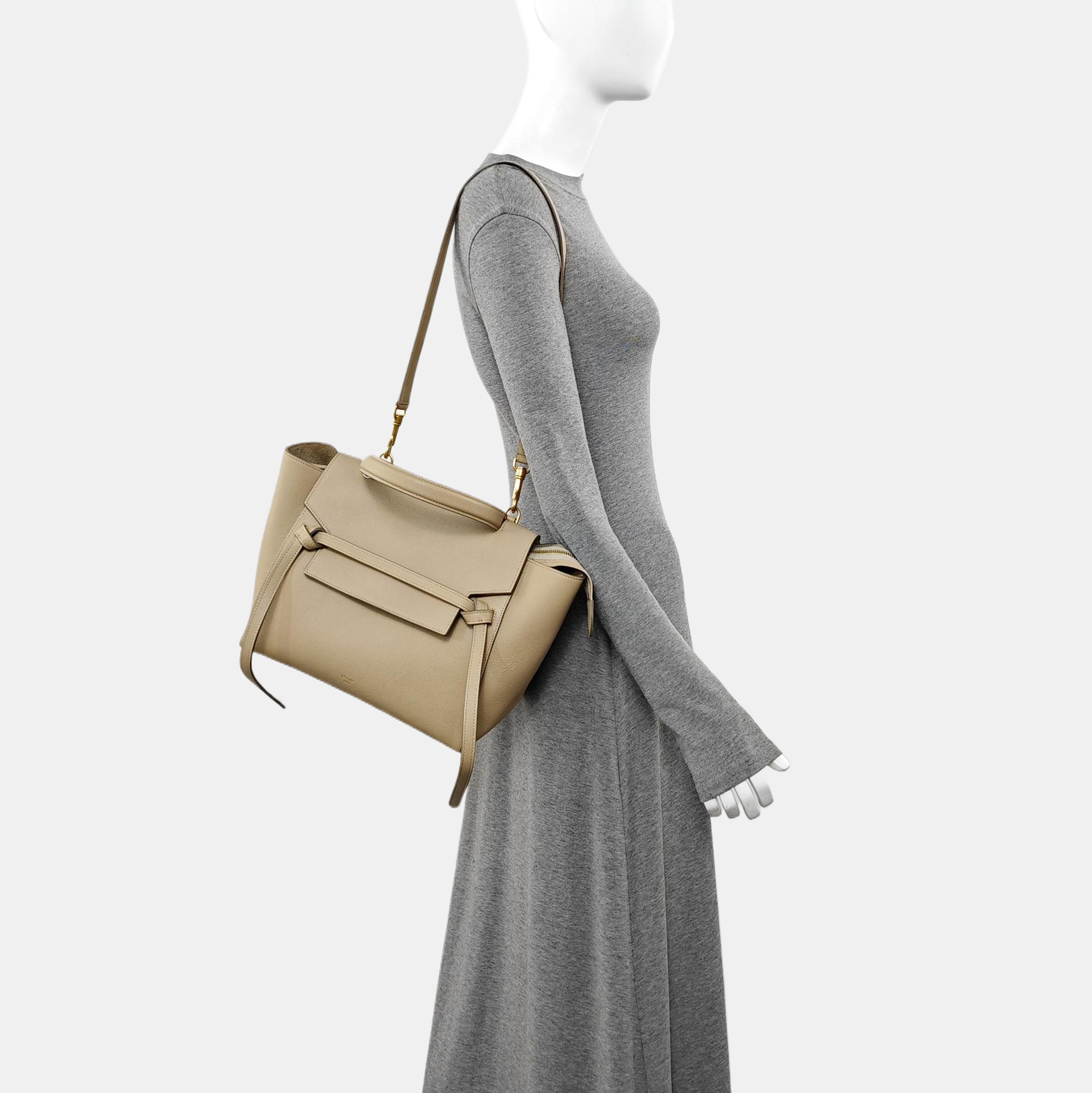 BELT Mini Calfskin Beige