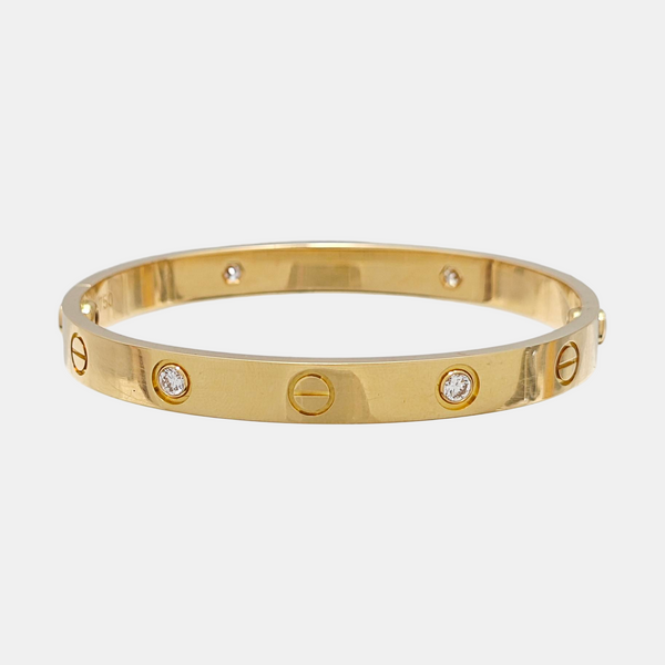 LOVE 18k Gold Bangle