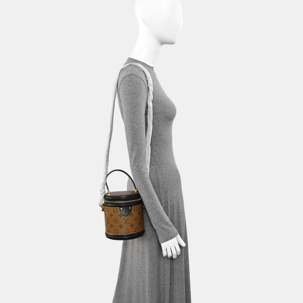 CANNES PM Monogram Coated Canvas Brown