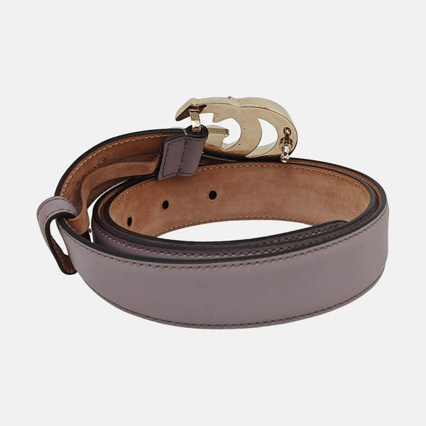 Leather Belt Purple