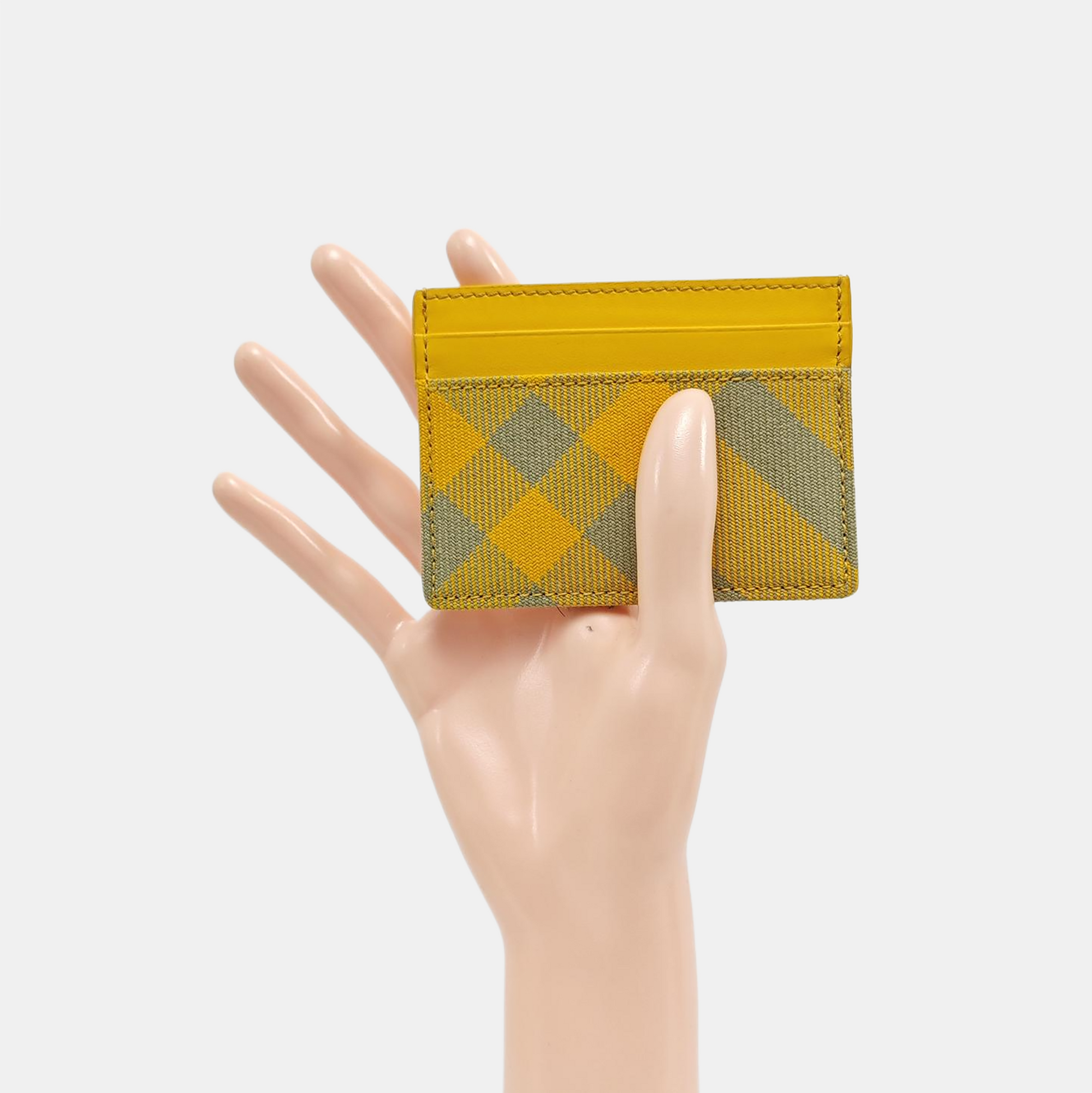 Canvas Card Holder Yellow