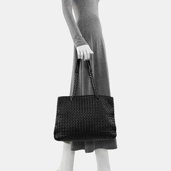 Tote Lambskin Black