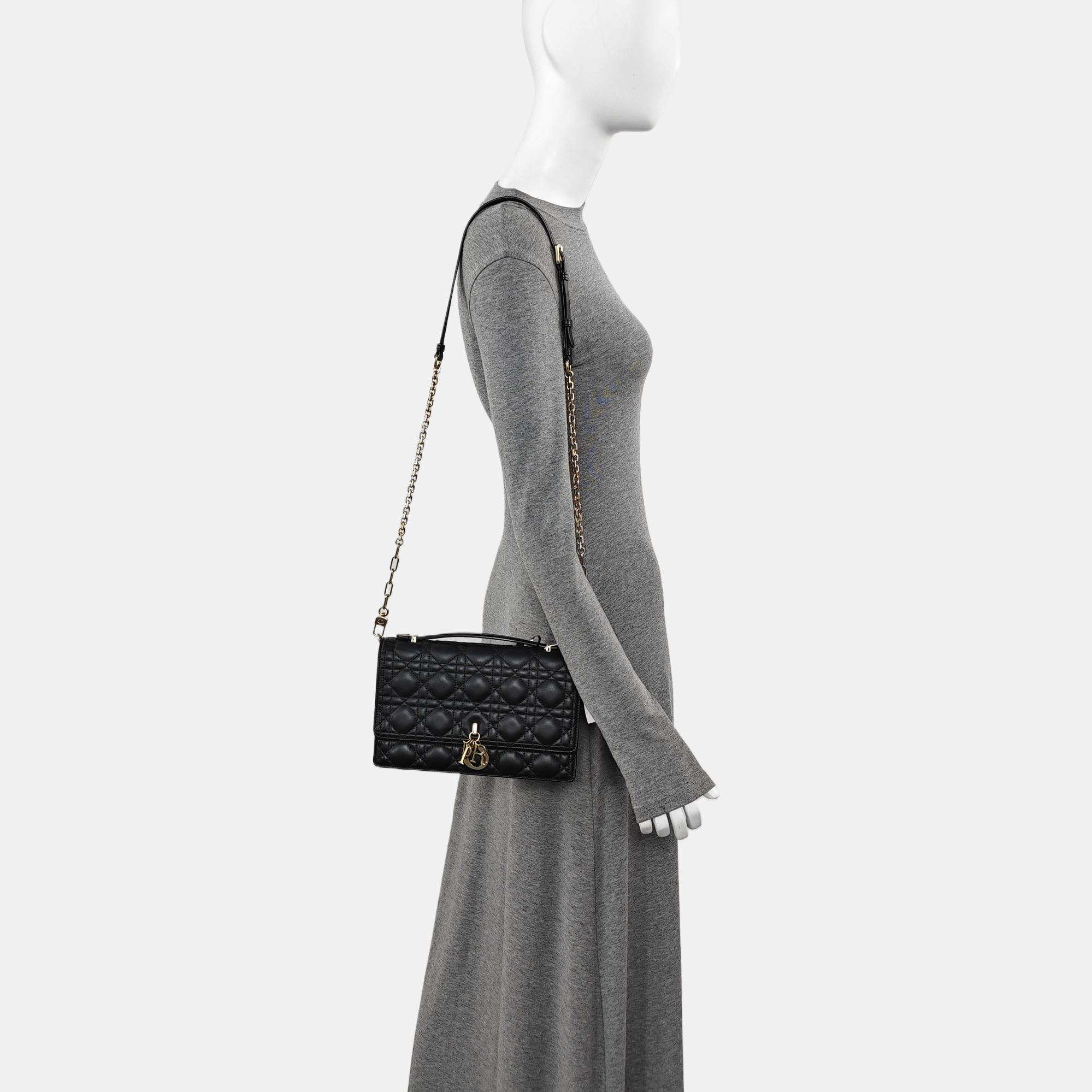 My Dior Cannage Lambskin Black