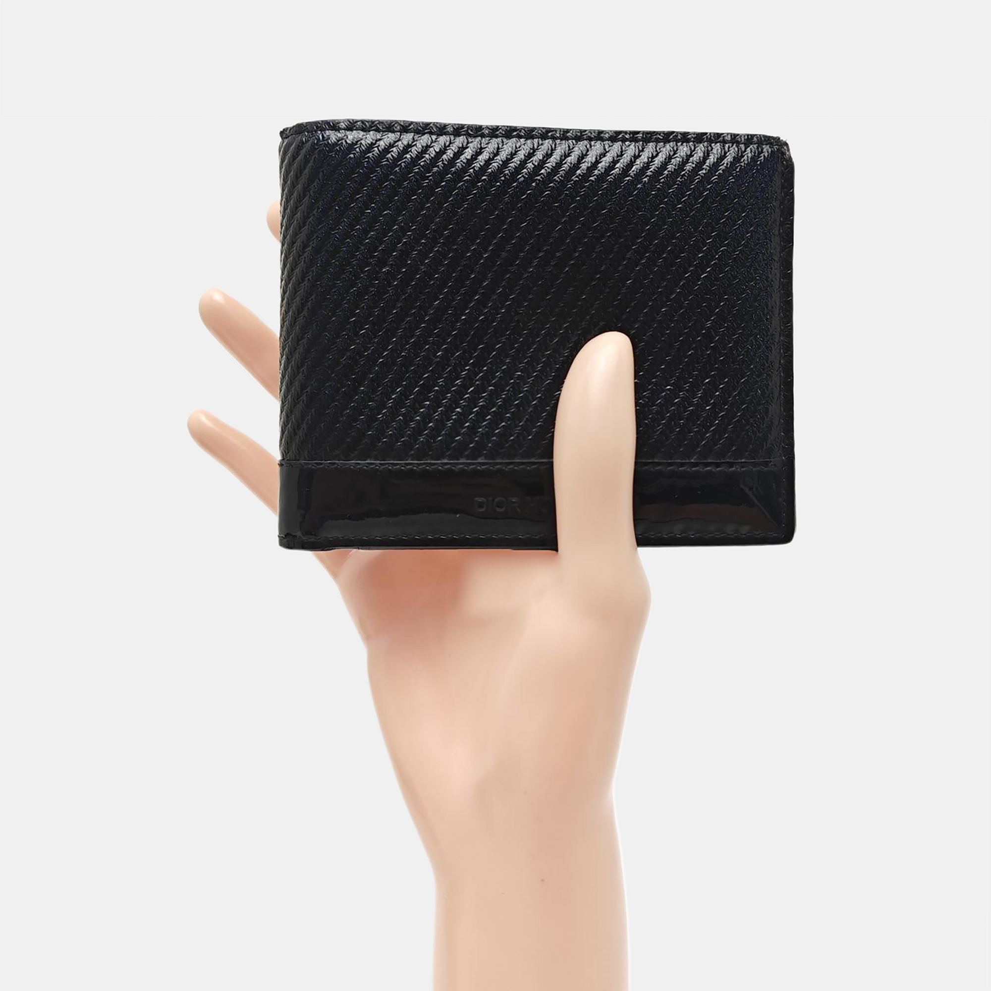 Patent Leather Wallet Black