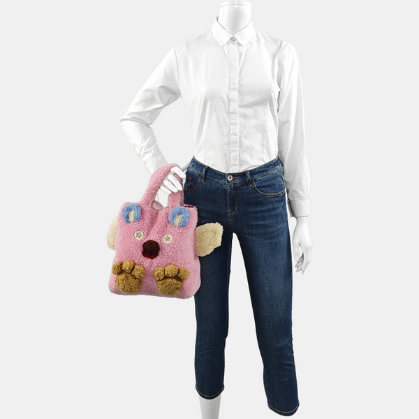 Children’s GG Bucket Sheepskin Pink