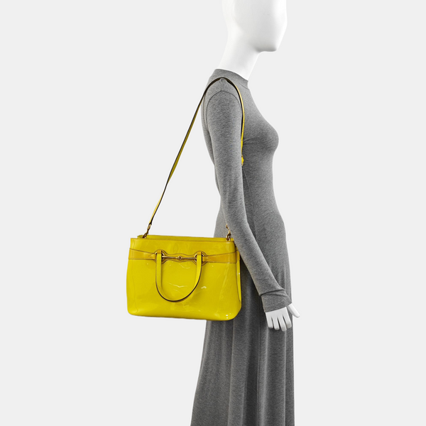 Bright Bit Patent Leather Yellow