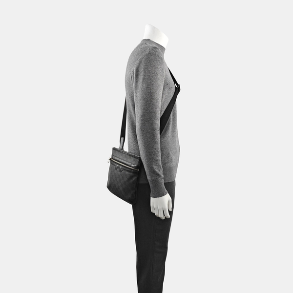 THOMAS Damier Graphite Coated Canvas Gray