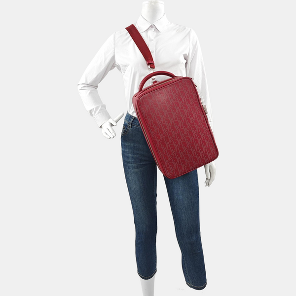 World Tour Large Calfskin Red