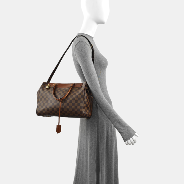 GREENWICH PM Damier Ebene Coated Canvas Brown