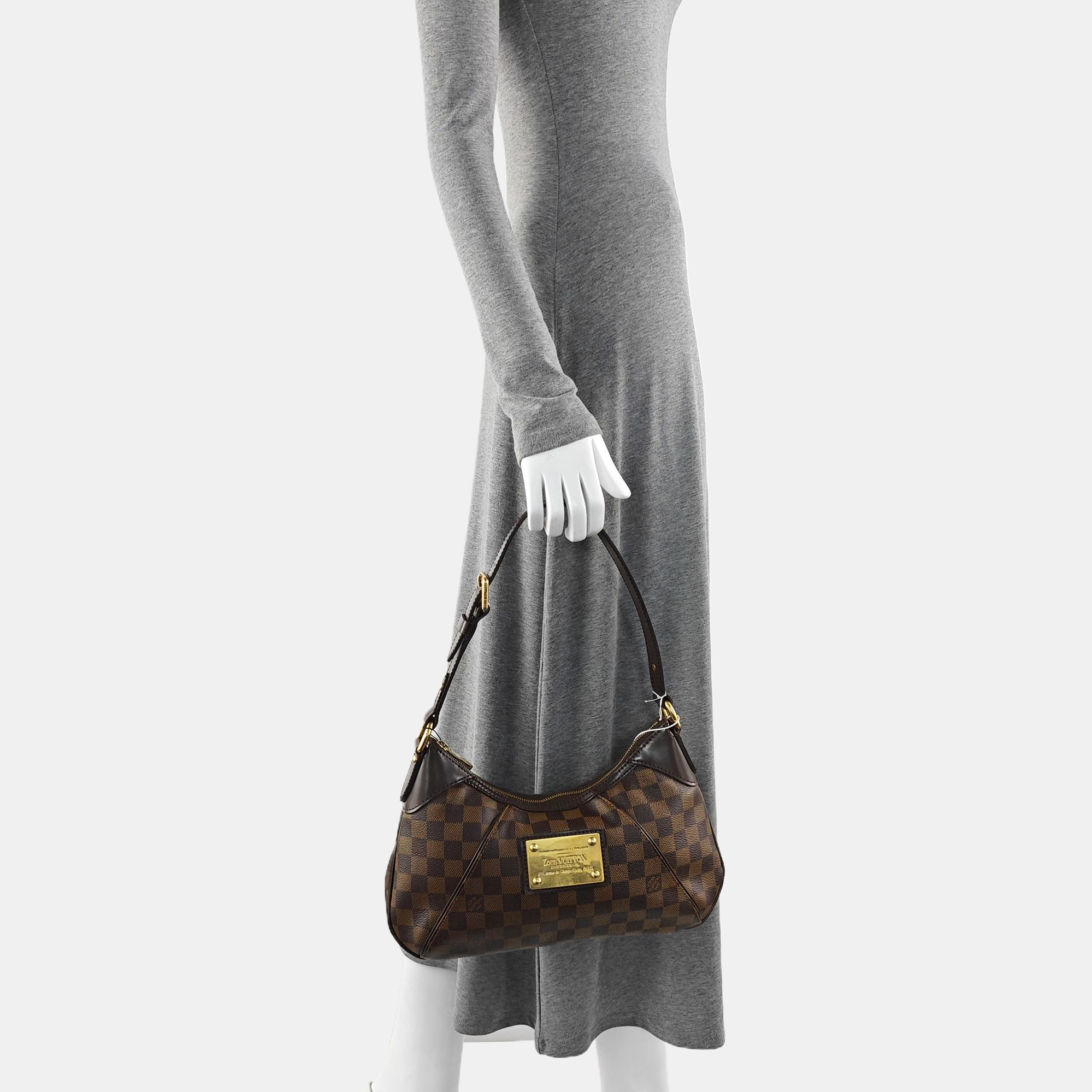 GALLIERA Damier Ebene Coated Canvas Brown