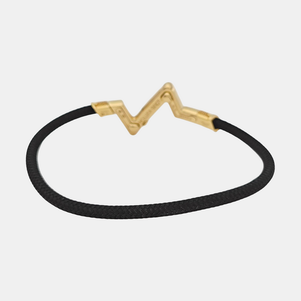 LV VOLT Fabric Black Bracelet