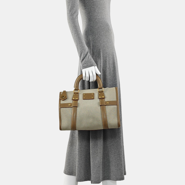 SAC DE NUIT Quilted Canvas Gray