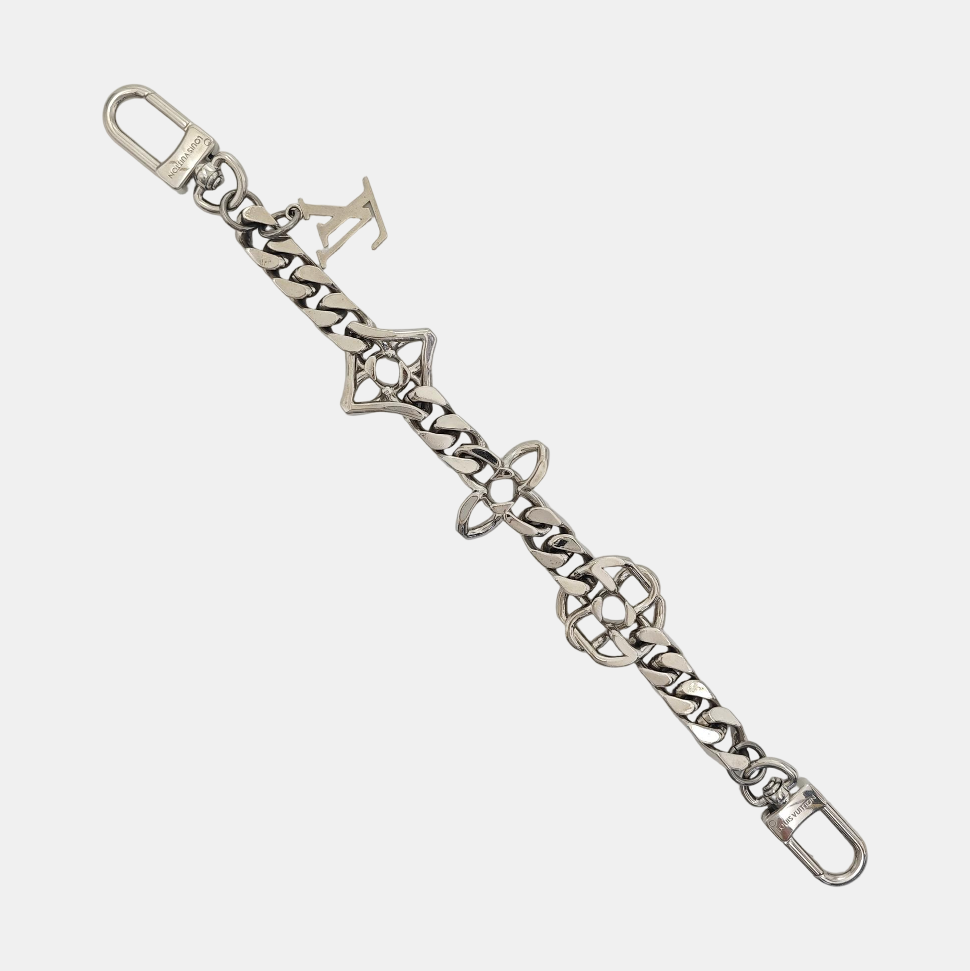 Metal Bag Charm Silver