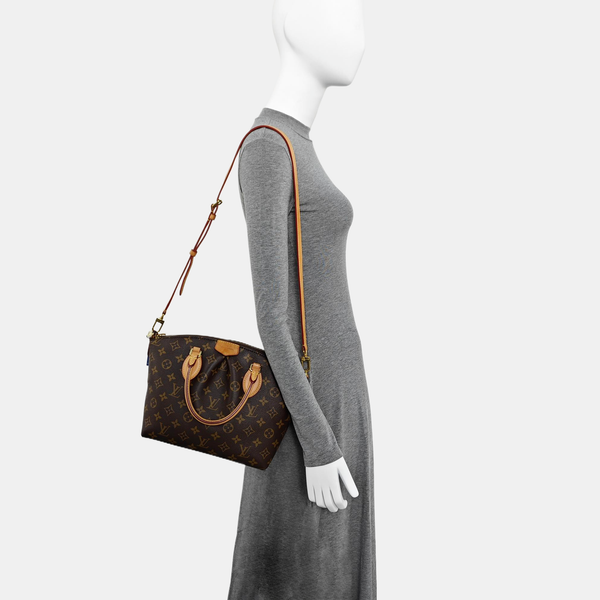 BOETIE PM Monogram Coated Canvas Brown