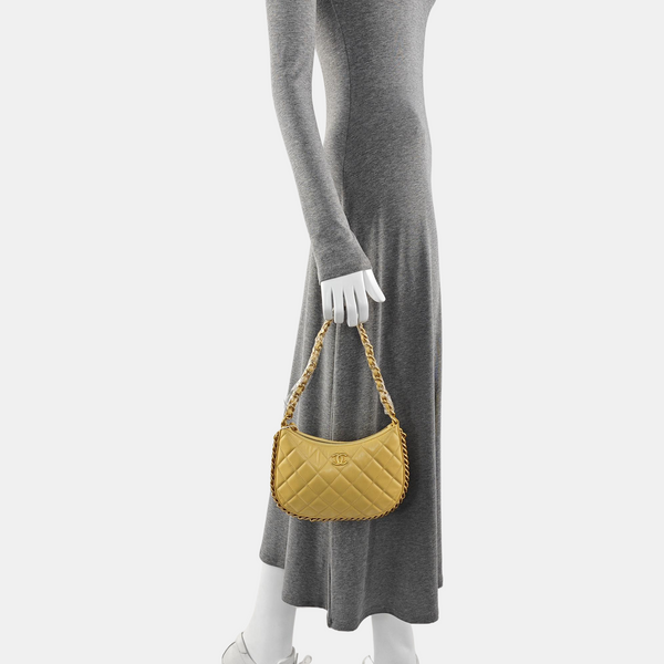 HOBO Quilted Lambskin Yellow