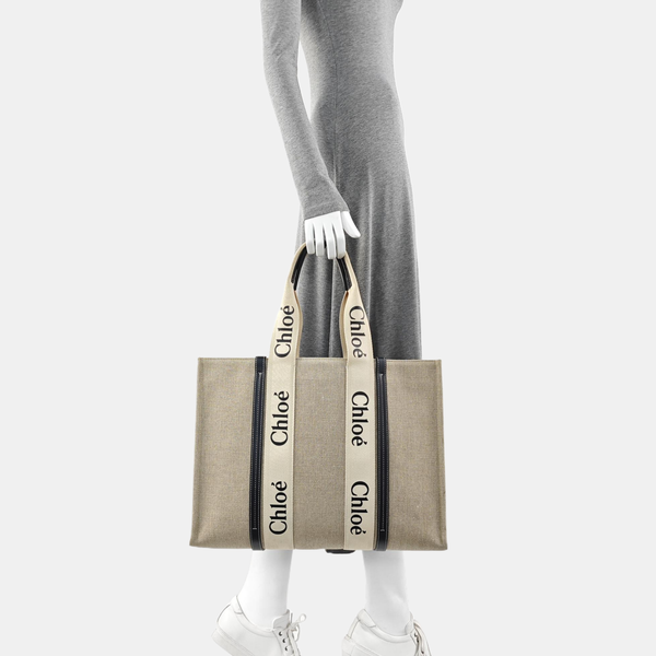 Woody Large Canvas Beige