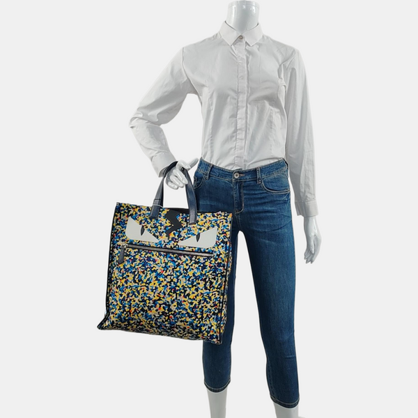 Authenticated pre-owned  Monster Nylon Multicolor - Top Handle Bag at Looply