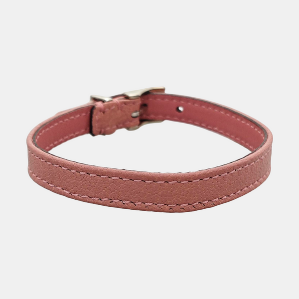 GG Running Leather Pink Bangle