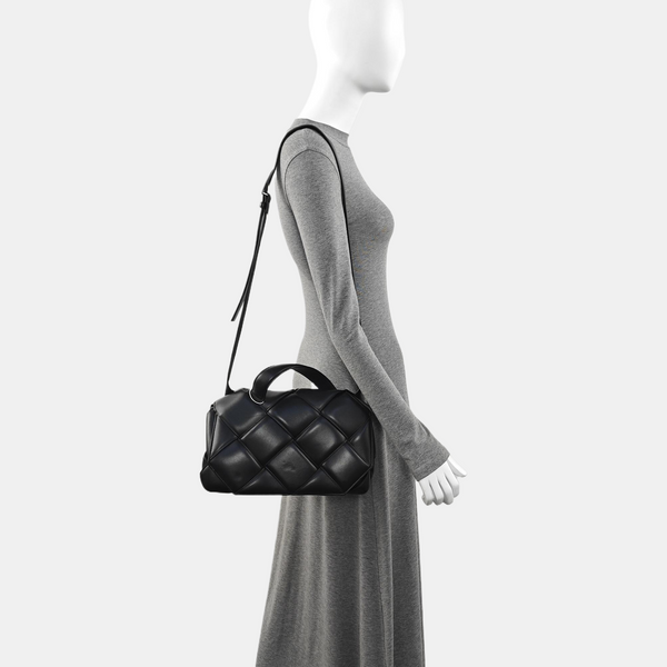 Lambskin Shoulder Bag Black
