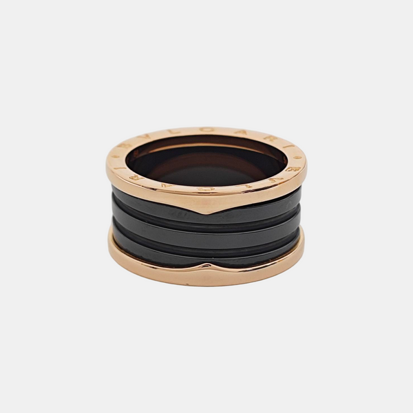 B.ZERO1 18k Rose Gold Ring EU 64