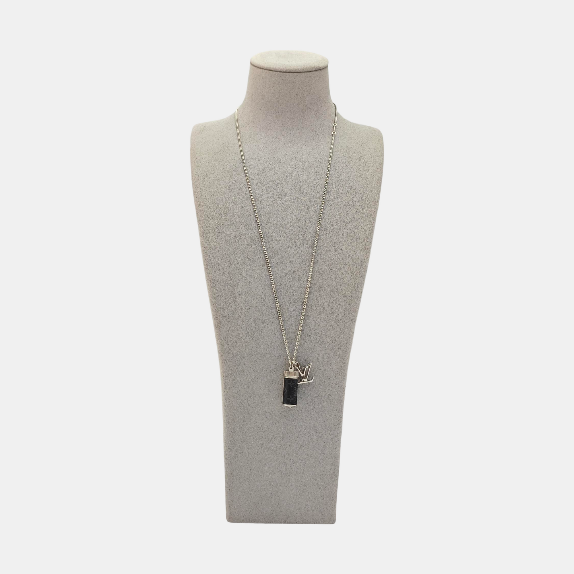 MONOGRAM ECLIPSE Metal Silver Necklace