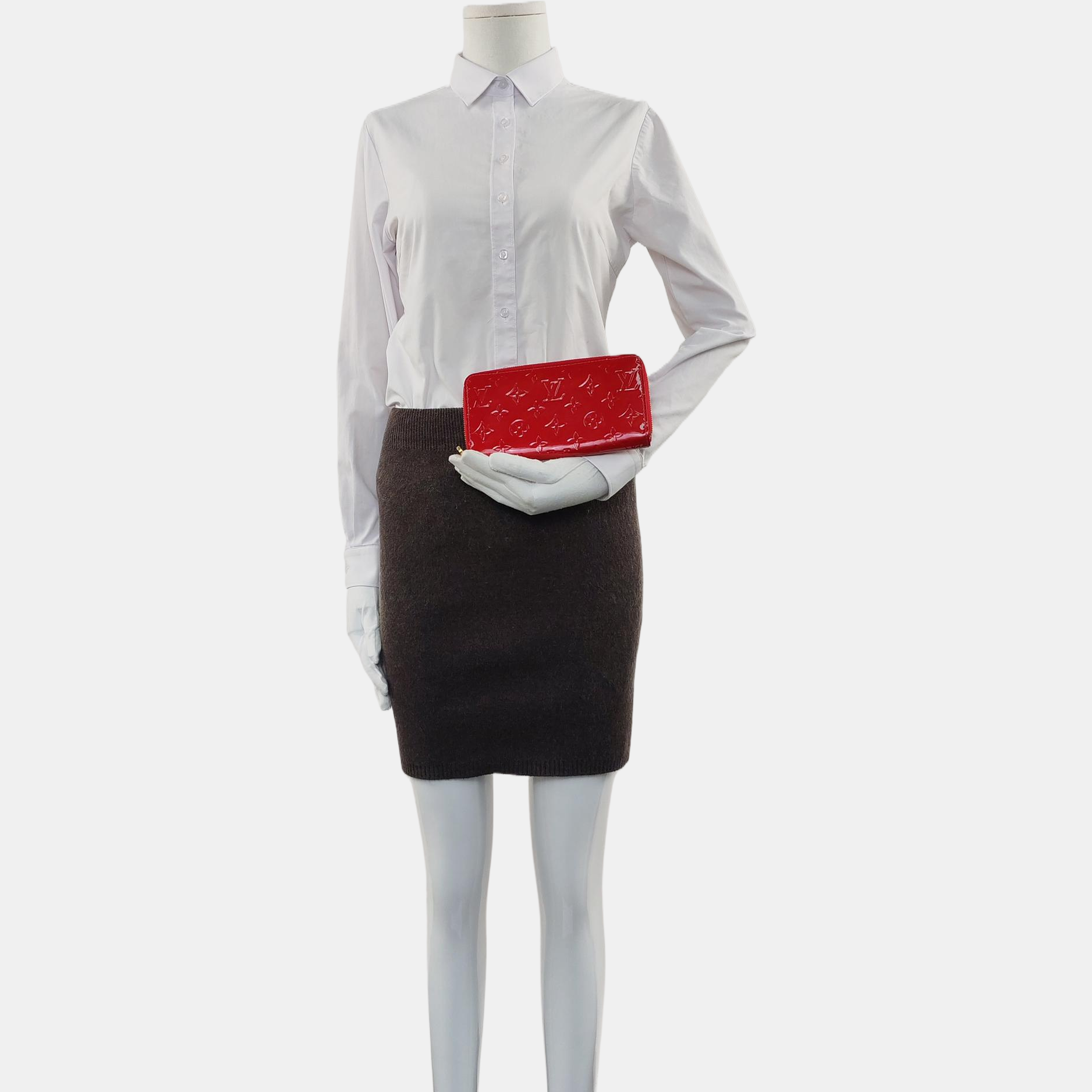 ZIPPY Patent Leather Red Wallet