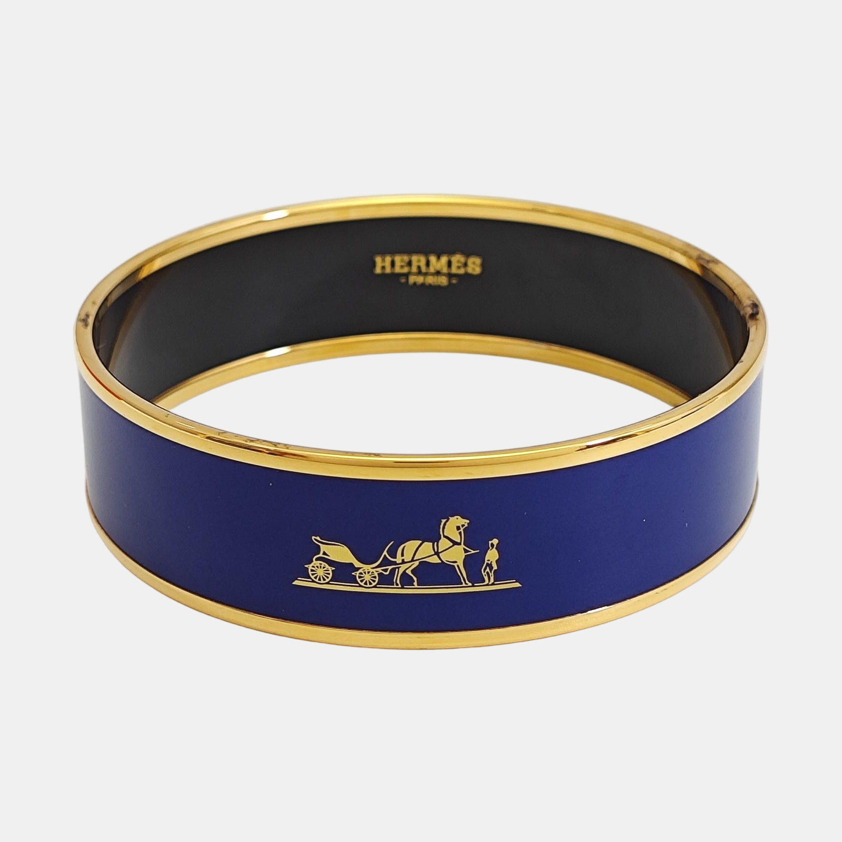 Email Metal Blue Bangle