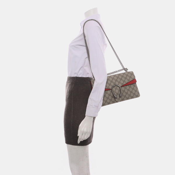 Authenticated pre-owned  Dionysus Small Monogram Coated Canvas Beige - Shoulder Bag at Looply