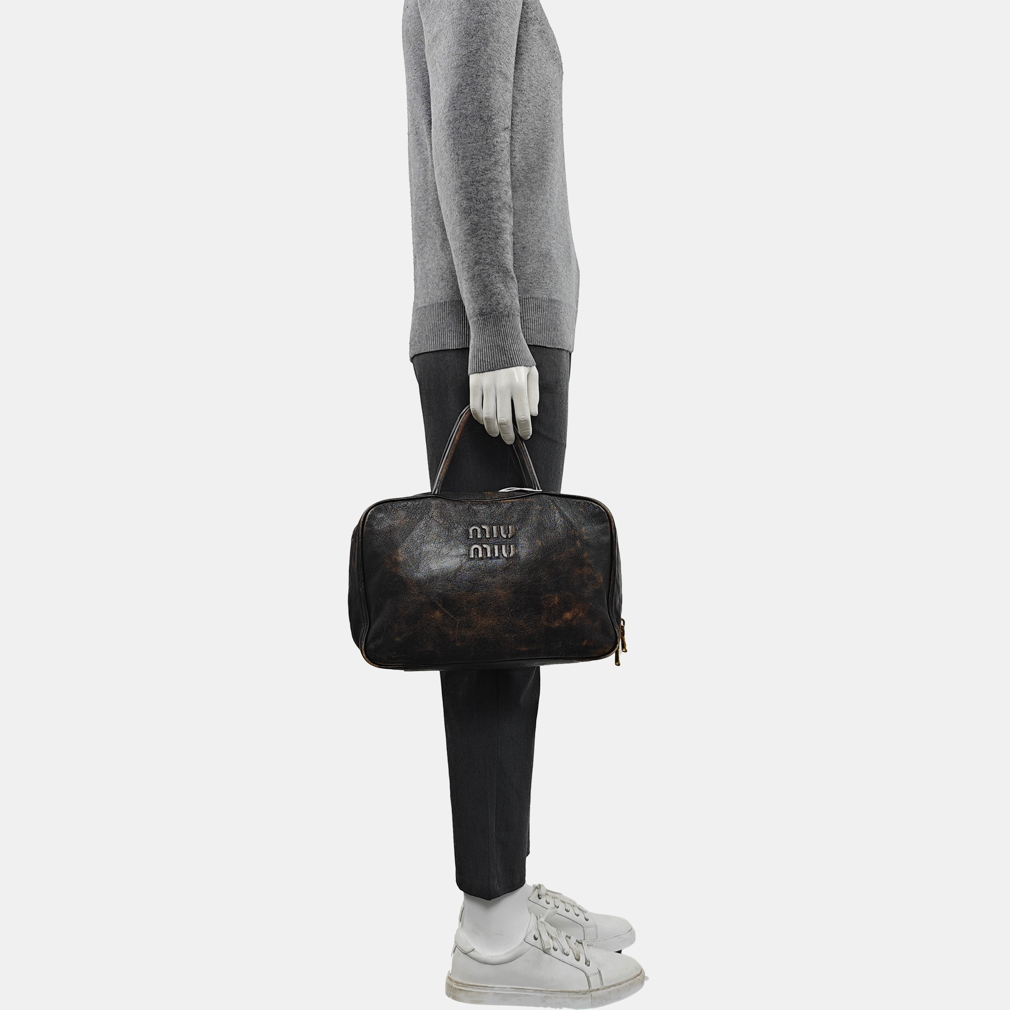 Beau Large Lambskin Brown