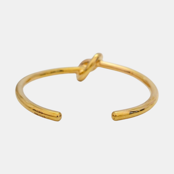 KNOT Brass Gold Bangle