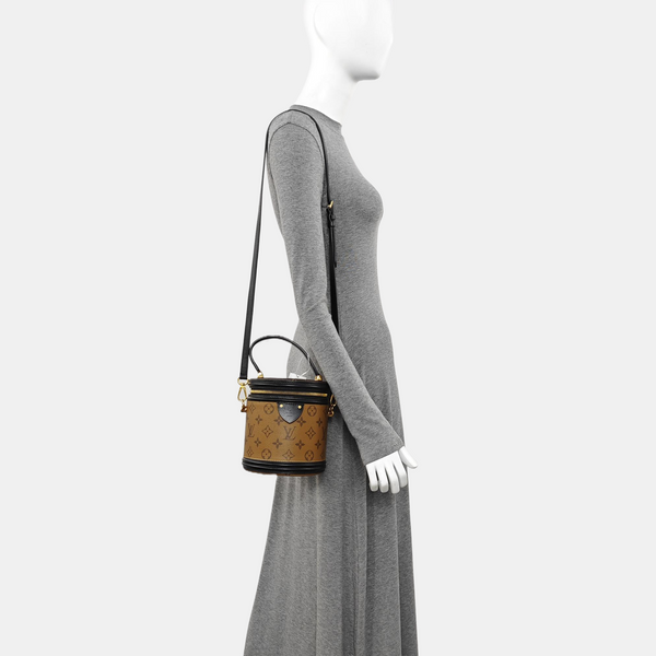 CANNES PM Monogram Coated Canvas Brown