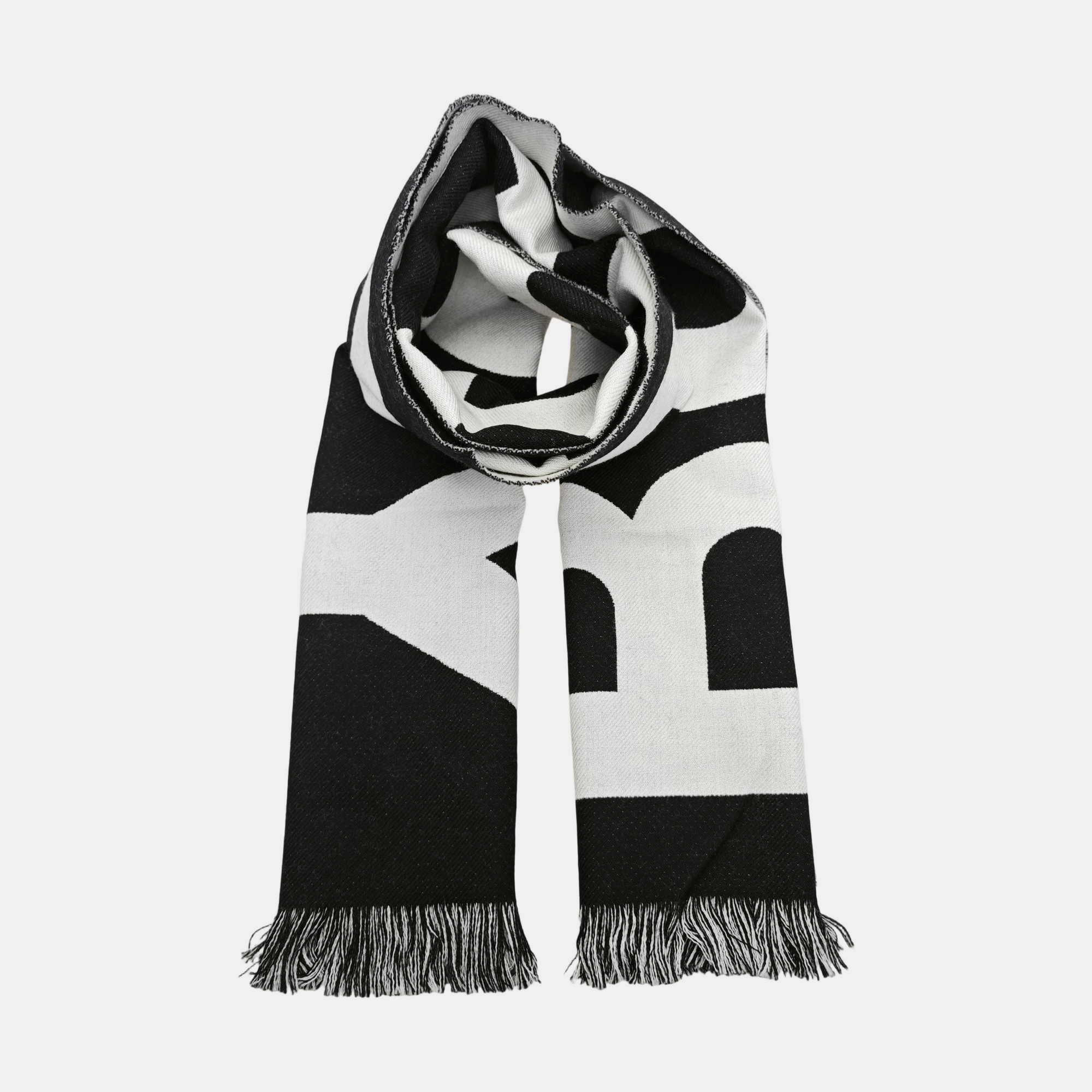 Wool Scarf Black