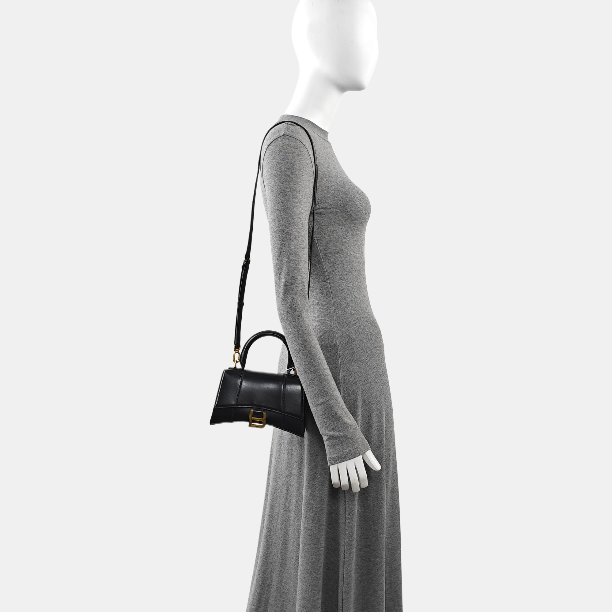Hourglass XS Calfskin Black