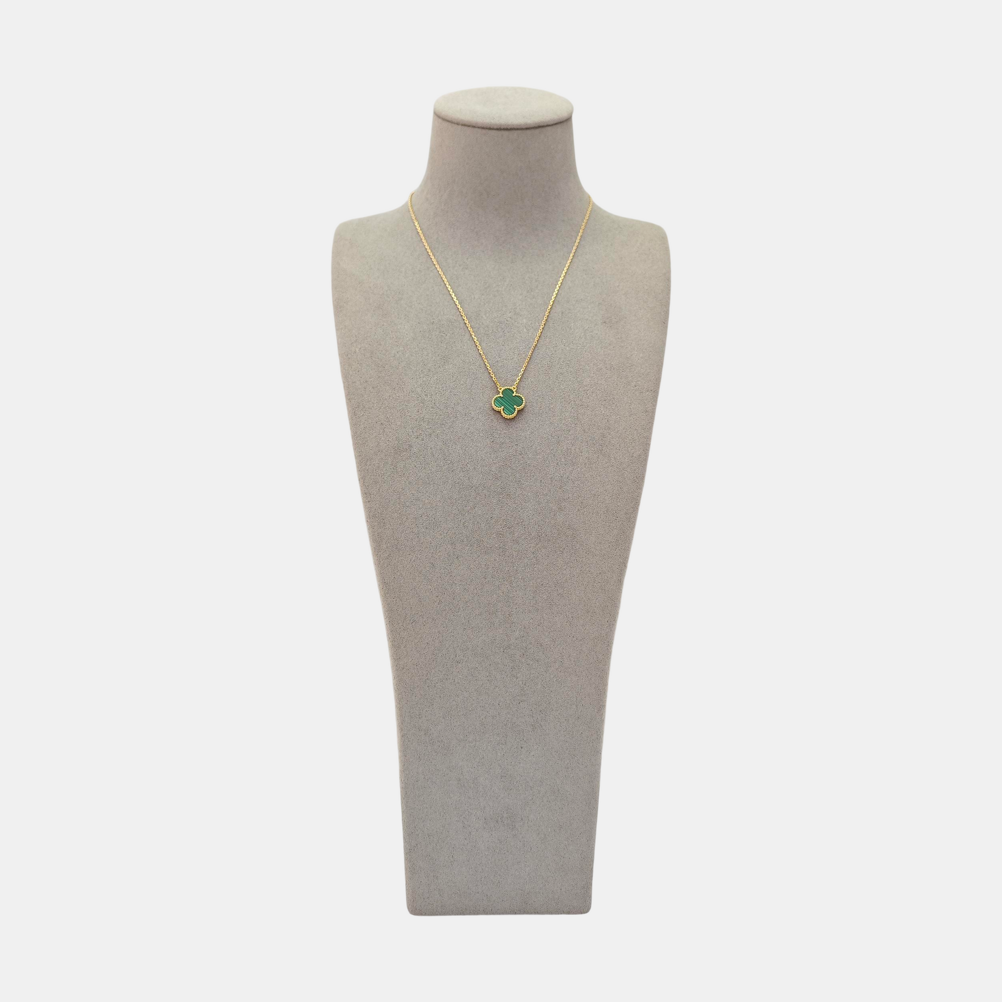 Vintage Alhambra 18k Gold Necklace