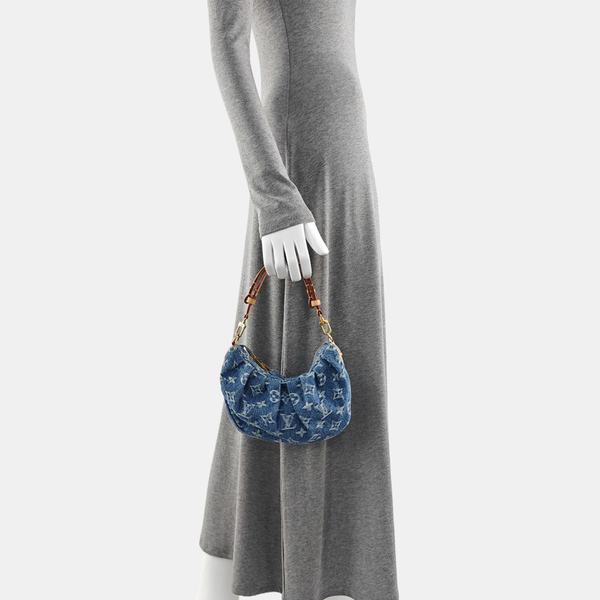 Pochette Valley Monogram Denim Blue