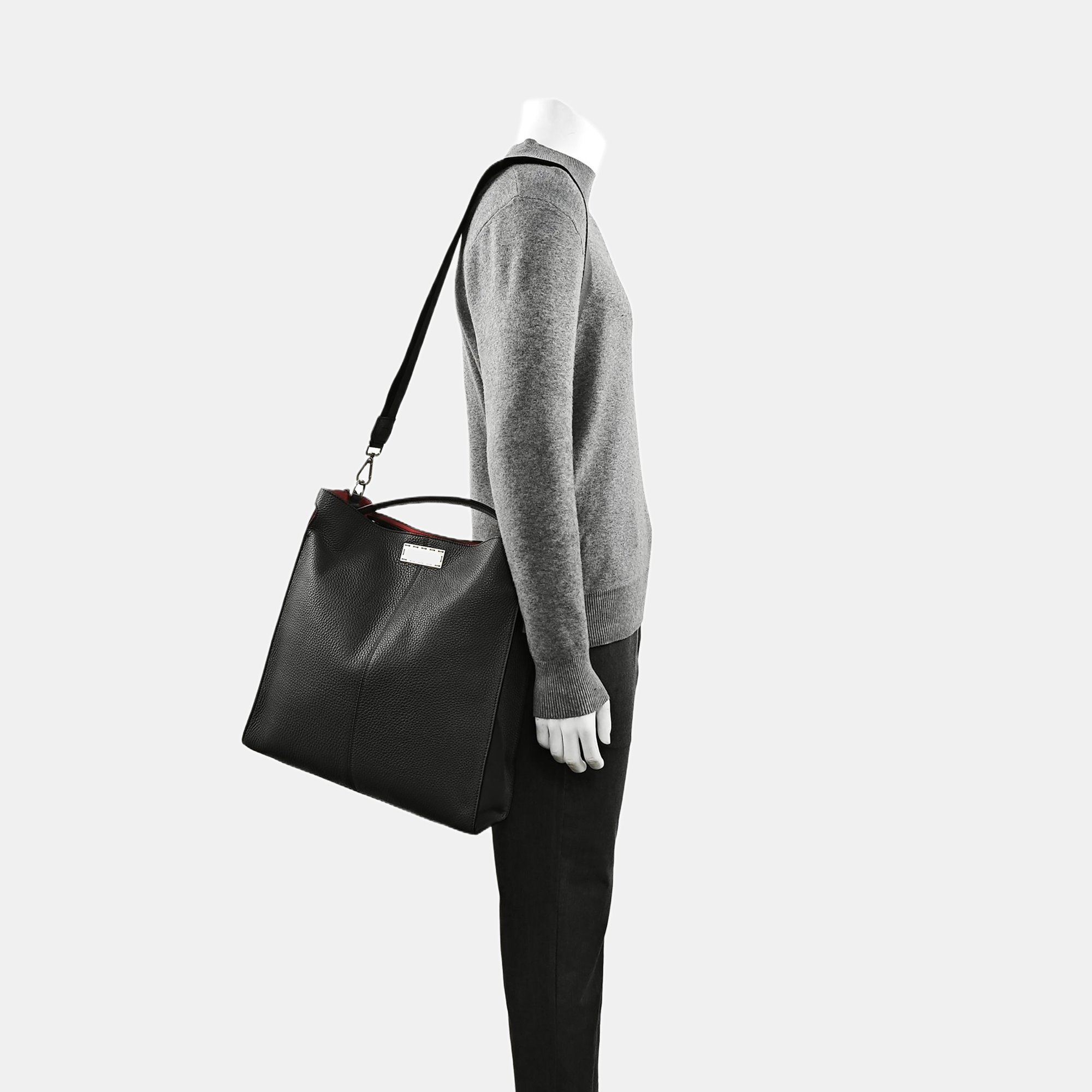 Peekaboo Medium Calfskin Gray