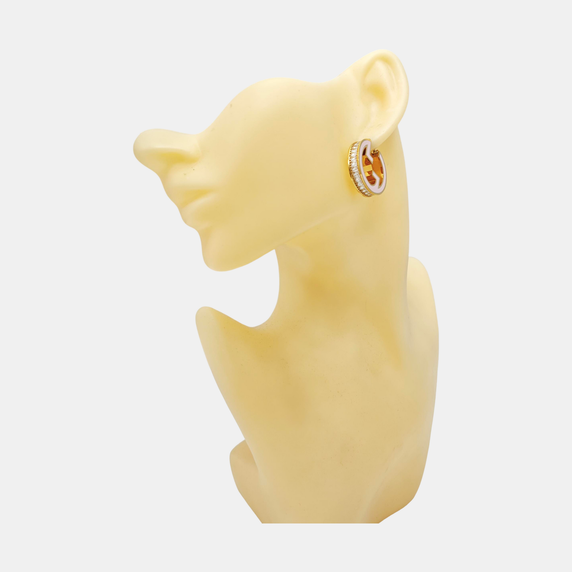 Metal Gold Stud Earrings