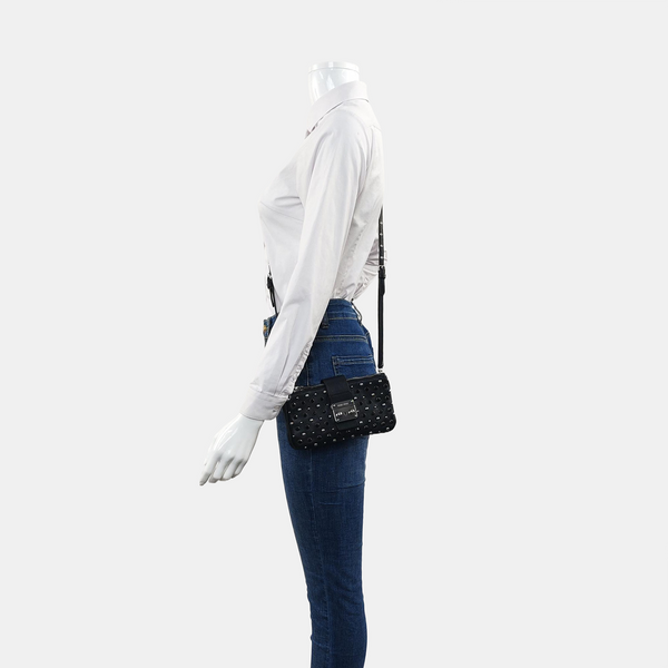 Calfskin Shoulder Bag Black