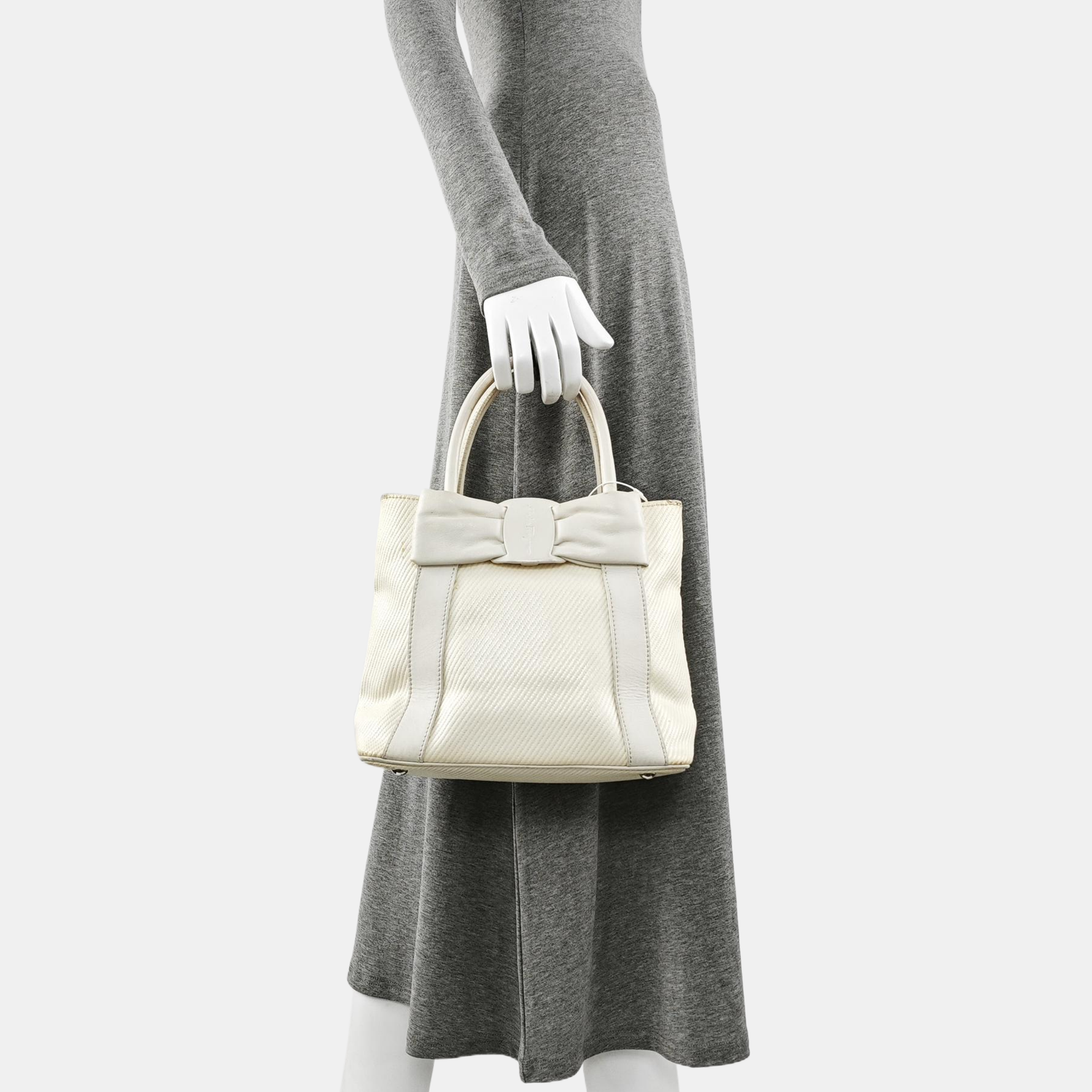 Vara Quilted Special Material White