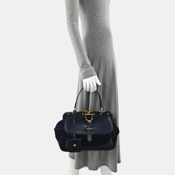 Calfskin Tote Bag Blue