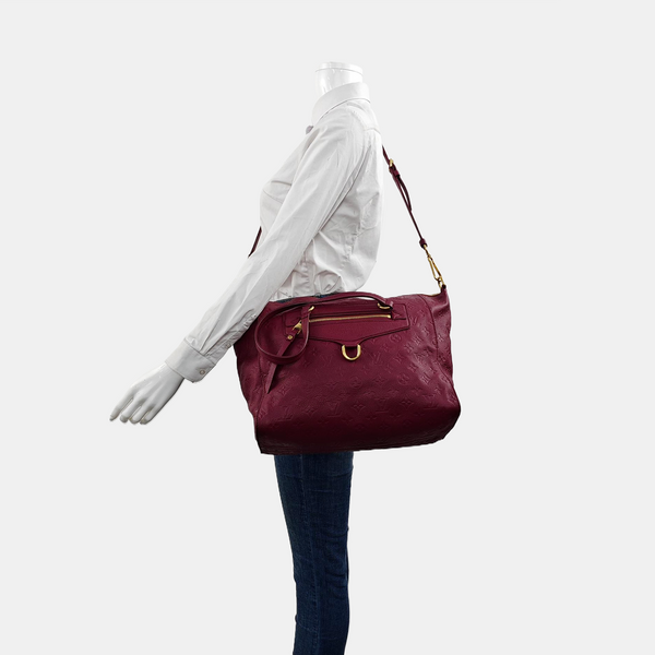 LUMINEUSE PM Monogram Calfskin Red