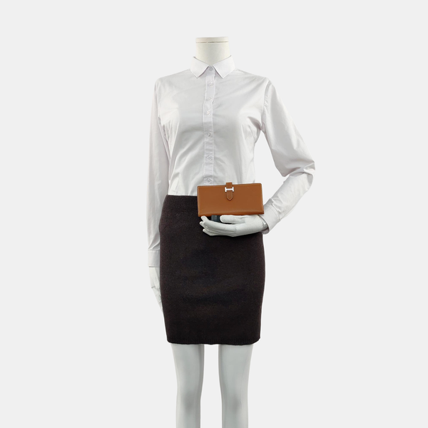 Bearn Medium Epsom Brown Wallet