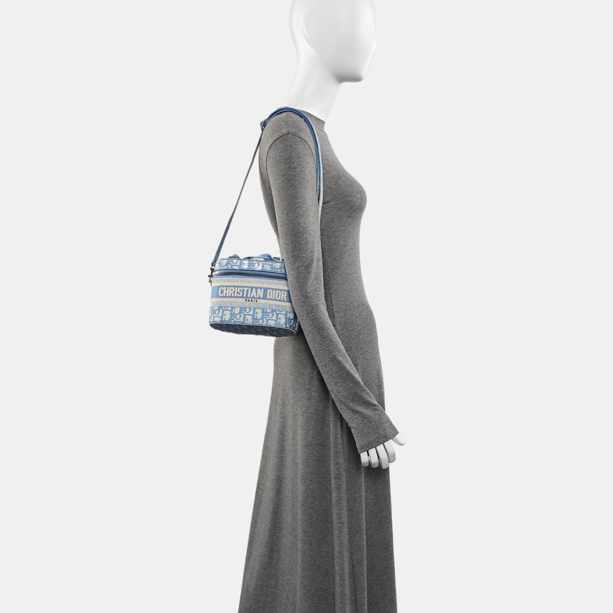 Travel Vanity Oblique Fabric Blue