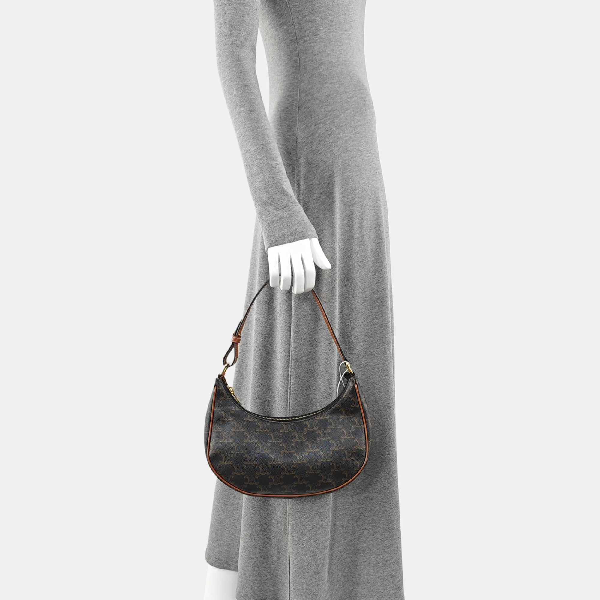 AVA Small Coated Canvas Brown