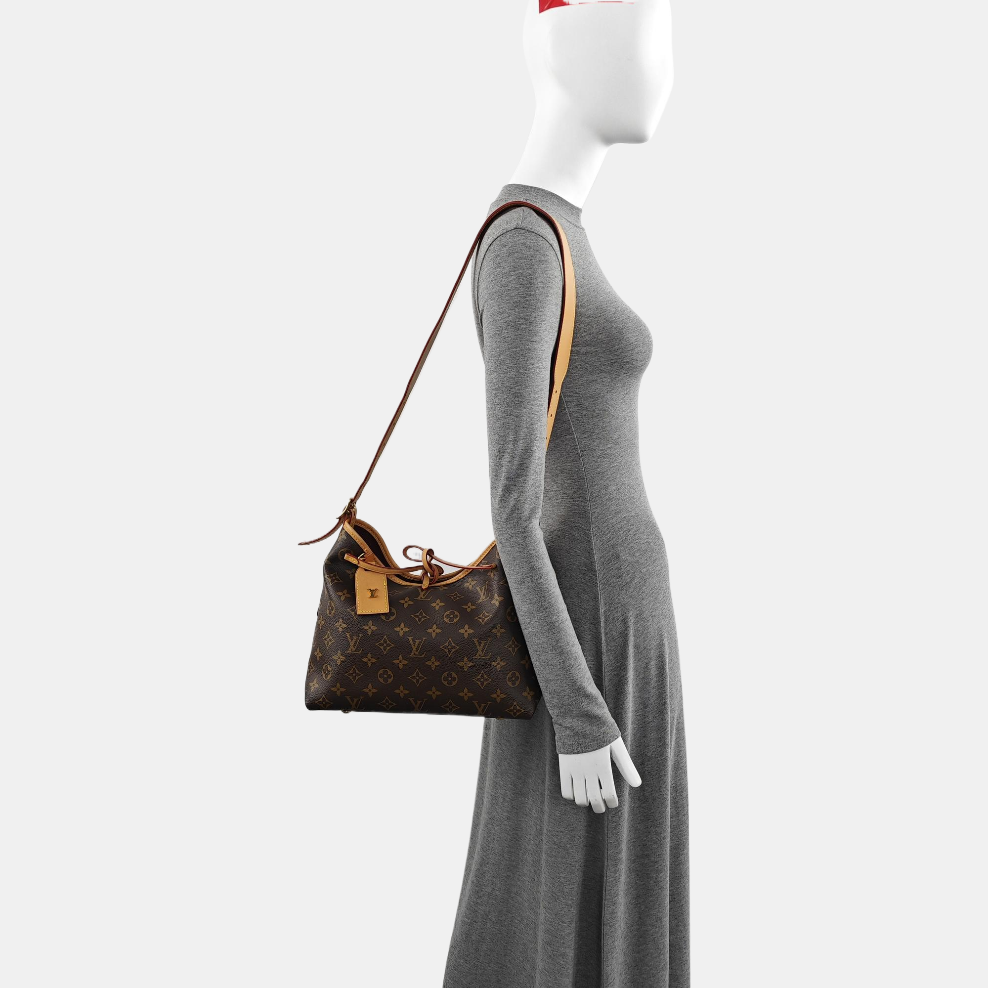 CARRYALL PM Monogram Coated Canvas Brown