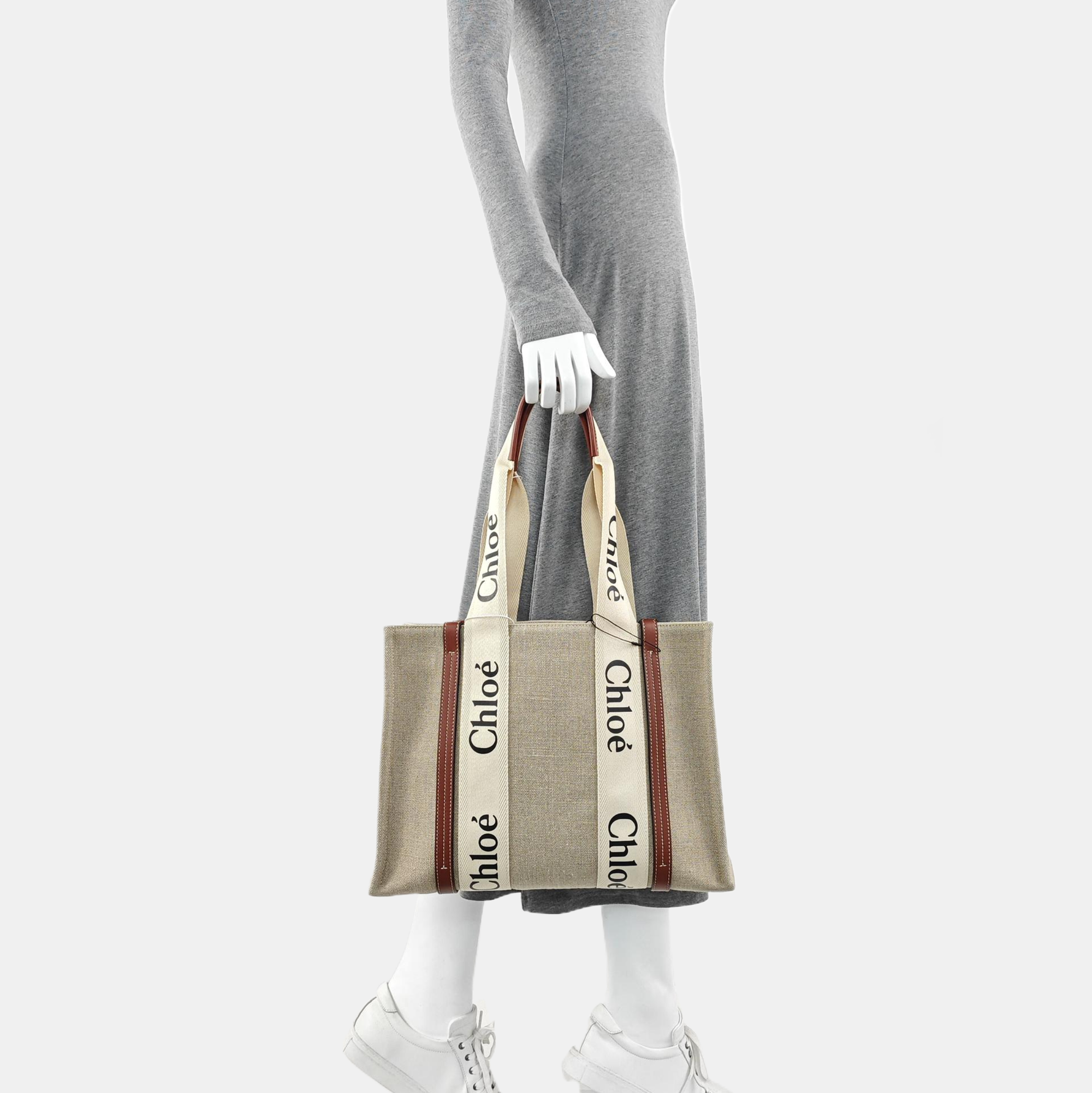 Woody Medium Canvas Beige